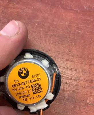 BMW X4 F26 Front door high frequency speaker 9277836 18820010