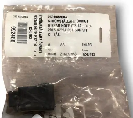 Nissan e-NV200 Other switches/knobs/shifts 252103VU0A