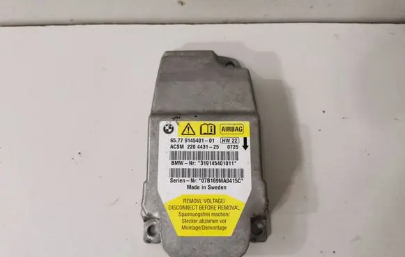 BMW 5 E60 E61 Airbag control unit/module 9145401