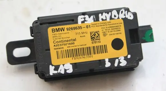 BMW 3 F30 F35 F31 Alarm control unit/module 9269635