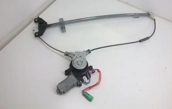 Rear door window regulator with motor