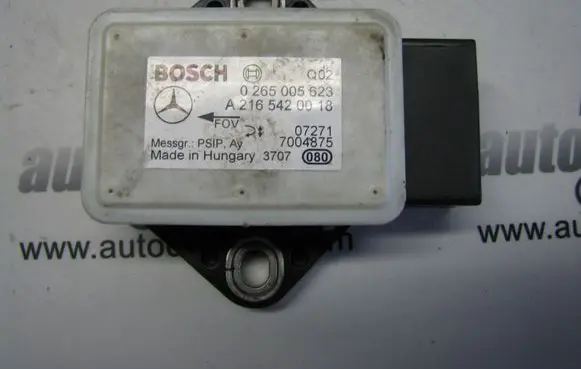 Mercedes-Benz E W211 ESP acceleration yaw rate sensor A2165420018 0265005623