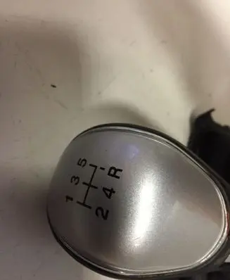 Gear lever shifter trim leather/knob