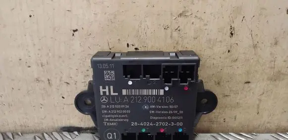 Mercedes-Benz E W212 Door control unit/module A2129004106