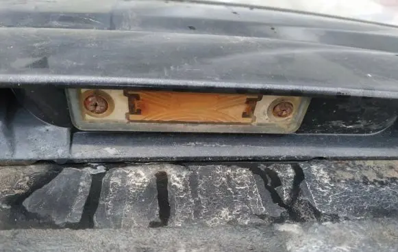 Opel Zafira A Number plate light
