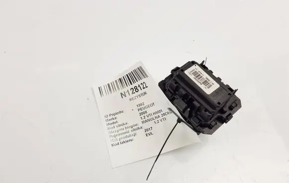 Peugeot 2008 I Heater blower motor/fan resistor T1000034ZD DMUCHAWY