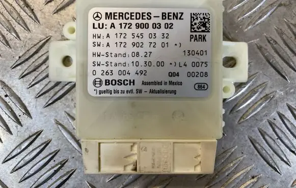 Mercedes-Benz SLK R172 Parking PDC control unit/module A1729000302 A1729027201 A1725450332