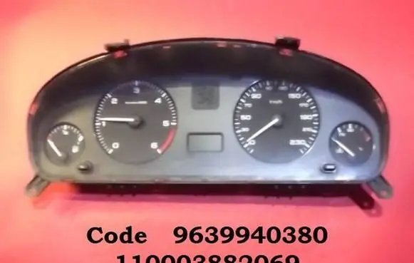 Peugeot 406 Speedometer (instrument cluster) 9639940380 110003882069