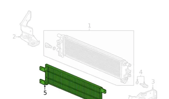 Honda CR-V Intercooler air guide/duct channel 1J0705Y3004
