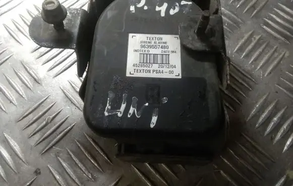 Peugeot 407 Alarm system siren 9639557480 45285027
