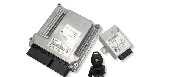 BMW 3 E46 Engine ECU kit and lock set 7794624 61356905667 6905667