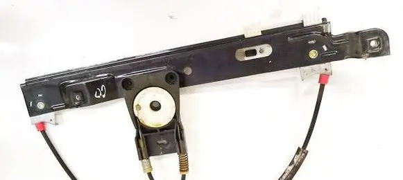Sliding door window regulator with motor