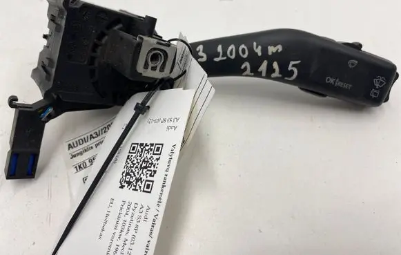 Audi A3 S3 8P Wiper control stalk 1K0953519A
