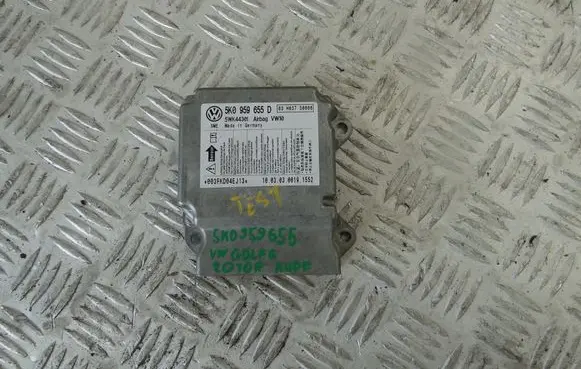 Volkswagen Golf VI Trunk lid opening control unit 5K0959655D