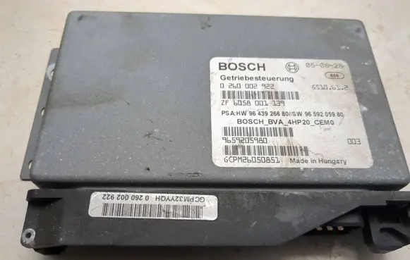 Peugeot 407 Gearbox control unit/module 0260002922 9659205980 9643926680