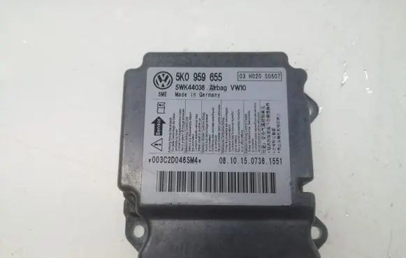 Volkswagen Golf VI Airbag control unit/module 5K0959655 5WK44036