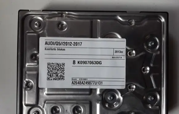 Audi Q5 SQ5 Comfort/convenience module
