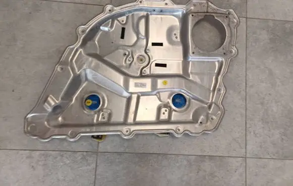 Audi A8 S8 D3 4E Rear door window regulator with motor 4E0839850