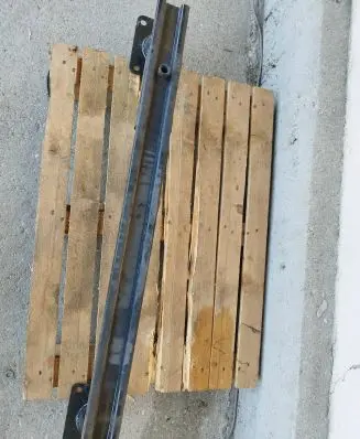 Citroen DS5 Front bumper cross member 9670186380
