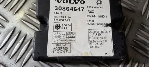 Volvo S40, V40 Immobilizer control unit/module 30864647 F005V00060