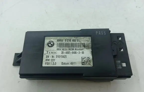 BMW 5 F10 F11 Seat control module 921646801