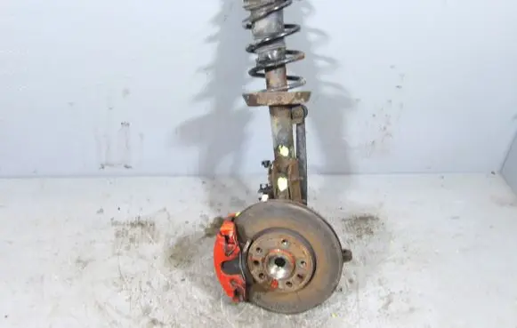 Front shock absorber with coil spring