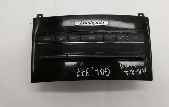 Mercedes-Benz E W212 Interior fan control switch A2129009109