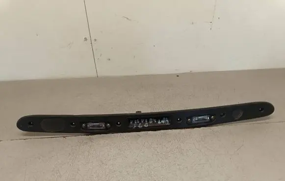 Trunk door license plate light bar