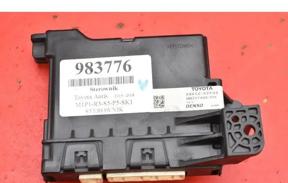 Toyota Auris E180 Engine control unit/module ECU 88650-02F00