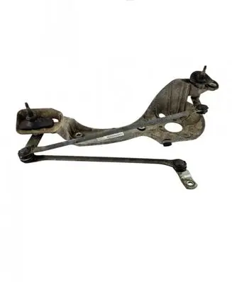Front wiper linkage and motor