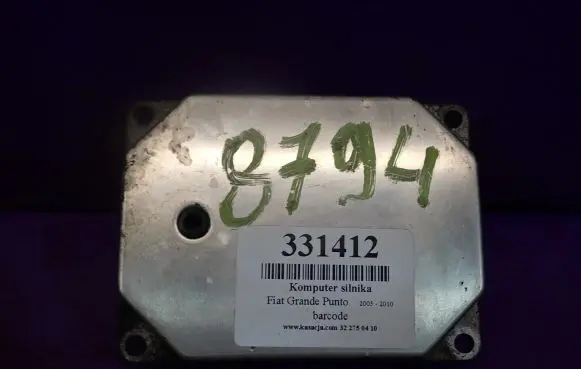 Fiat Punto (199) Engine control unit/module ECU 51843147