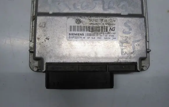 Volkswagen Touareg I Gearbox control unit/module 0AD927755AB