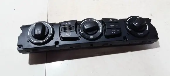 BMW 5 E60 E61 Climate control unit 6411916052601