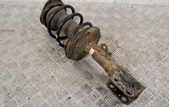 Front shock absorber with coil spring