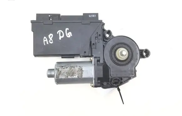 Audi A8 S8 D3 4E Rear door window regulator motor 4E0959802A