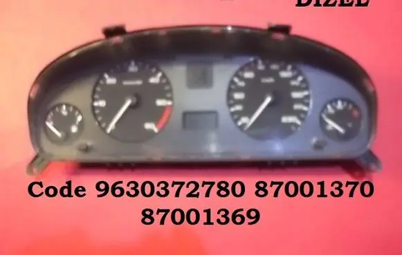Peugeot 406 Speedometer (instrument cluster) 9630372780 87001370