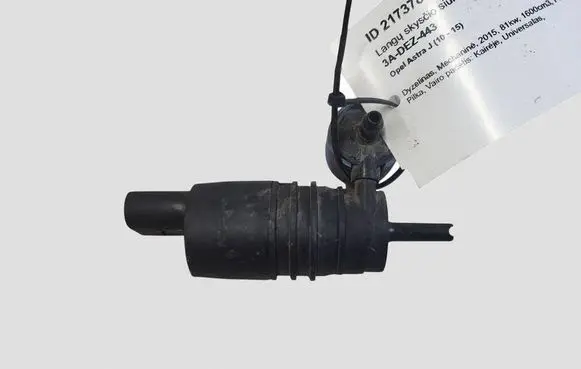 Opel Astra J Windscreen/windshield washer pump 021168 107819