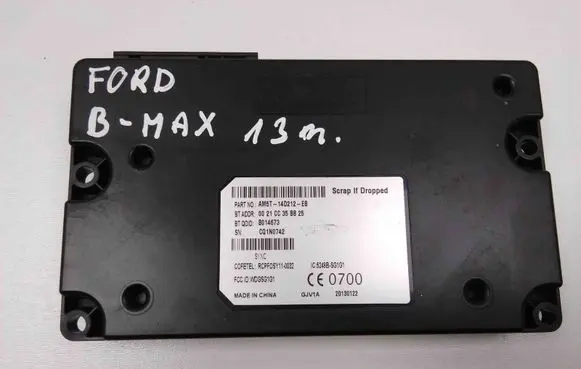 Ford B-MAX Bluetooth control unit module AM5T14D212EB