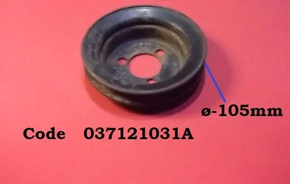 Volkswagen PASSAT B4 Water pump pulley 037121031A