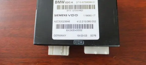 BMW 7 E65 E66 Other control units/modules 6759599 BMW6759599