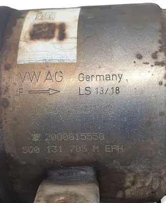 Volkswagen Golf VII Catalyst/FAP/DPF particulate filter 04L131723DA 5Q0181BD
