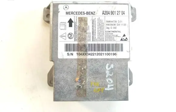 Mercedes-Benz C W204 Airbag control unit/module A2049012704 5WK44739