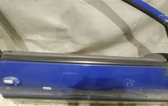 Peugeot 206 Front door glass trim molding 