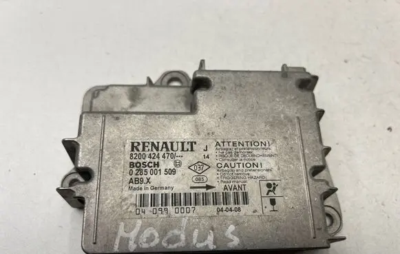 Renault Modus Airbag control unit/module 8200424470 040990007 0285001509