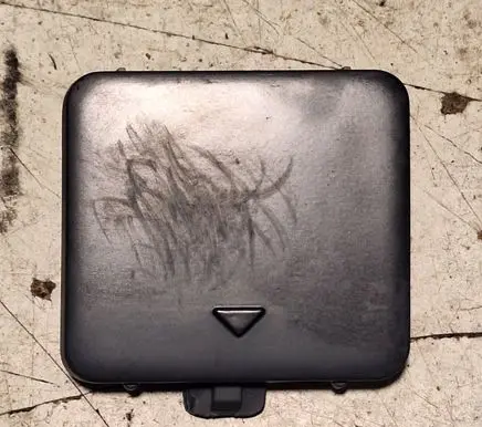 Front tow hook cap/cover