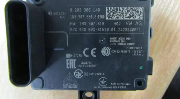 Volkswagen Tiguan Distronic sensor radar 