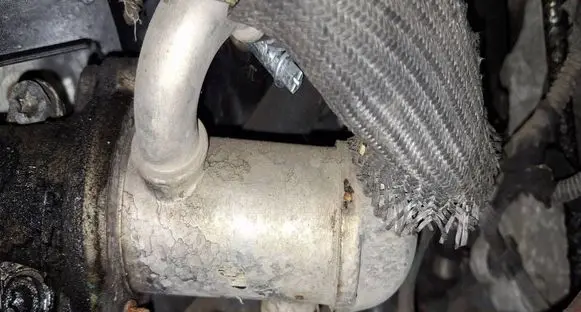 Opel Corsa D EGR valve cooler 