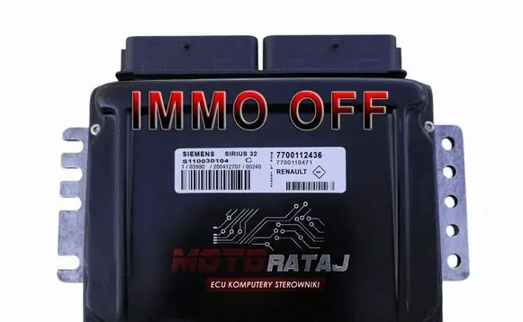 Renault Clio II Engine control unit/module S110030104C