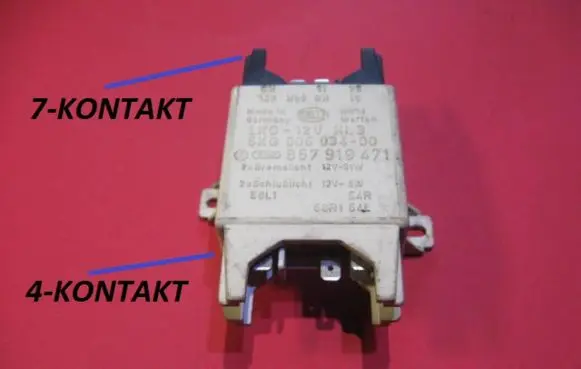 Audi 80 90 B3 Light relay 857919471 5KG00503400