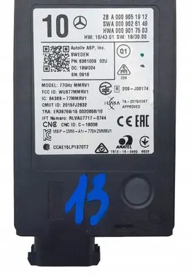 Mercedes-Benz C W205 Distronic sensor radar A0009051912
